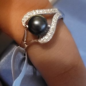 Vantel Pearls sterling silver ring